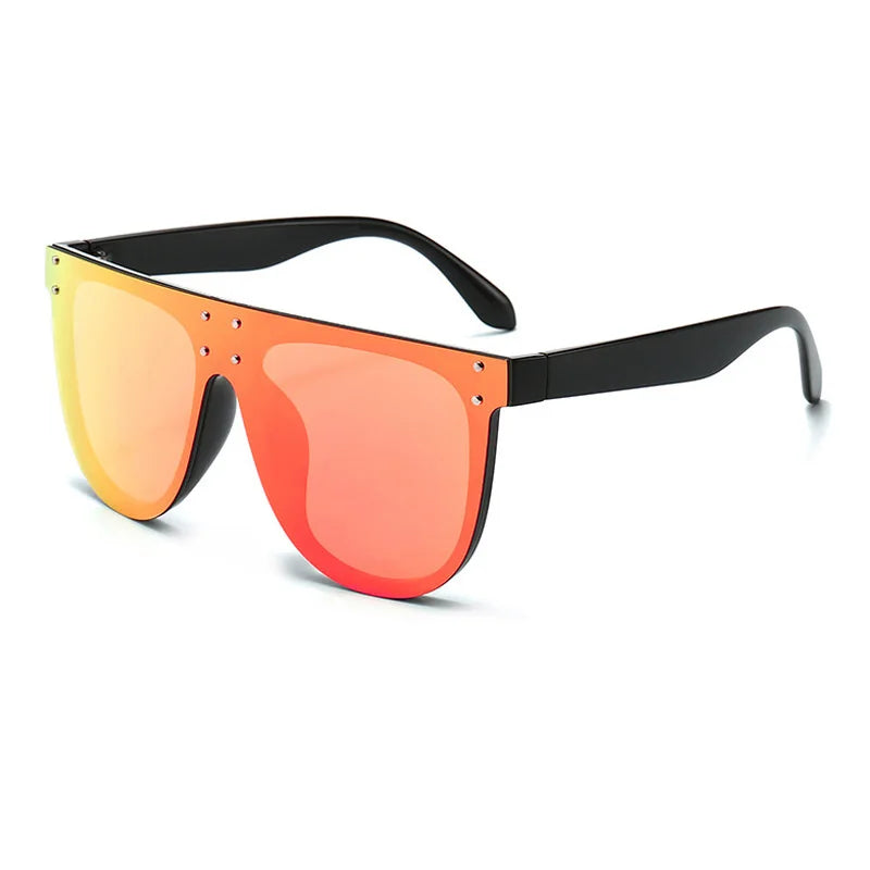 Oversize Rivets Pilot UV400 Sunglasses