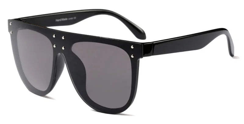 Oversize Rivets Pilot UV400 Sunglasses
