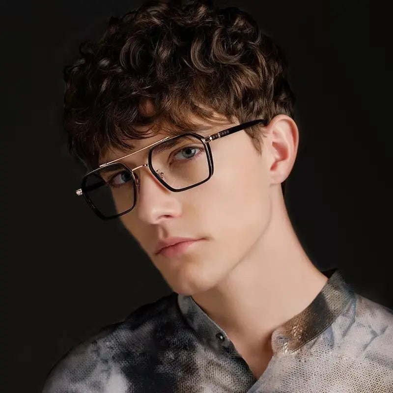 Retro Square Anti-Blue Light Glasses