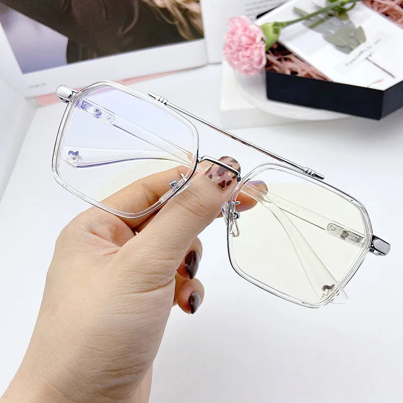 Retro Square Anti-Blue Light Glasses