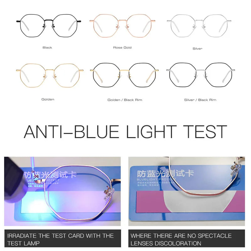 Polygon Anti-Blue Light Glasses