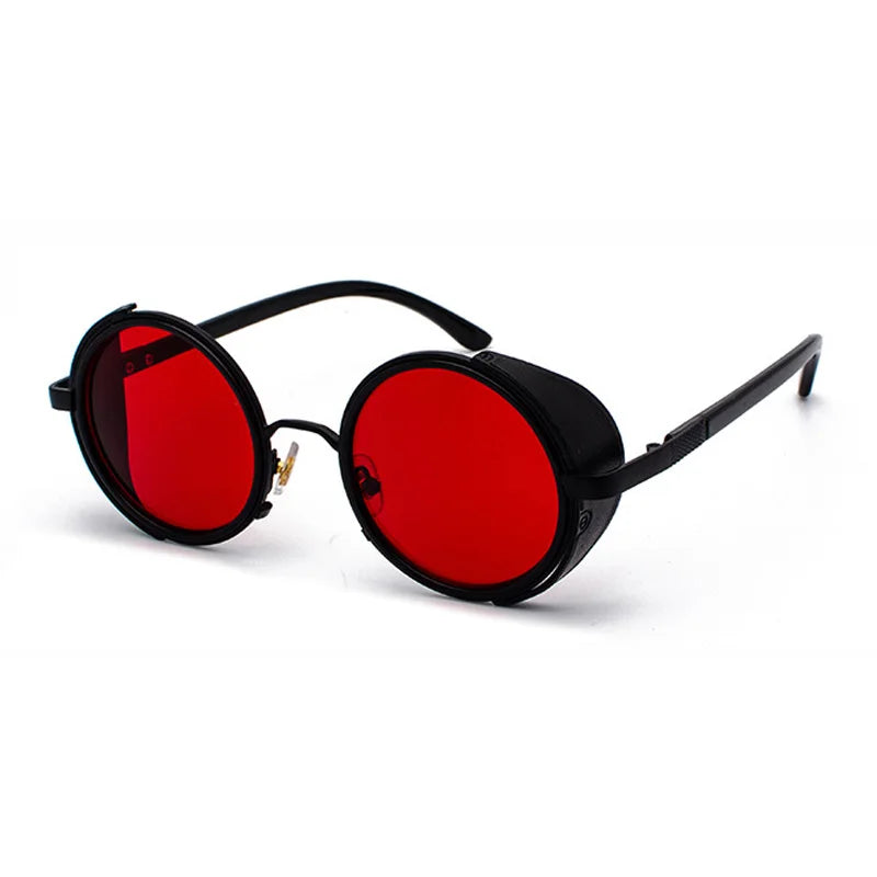 Steampunk Round UV400 Sunglasses