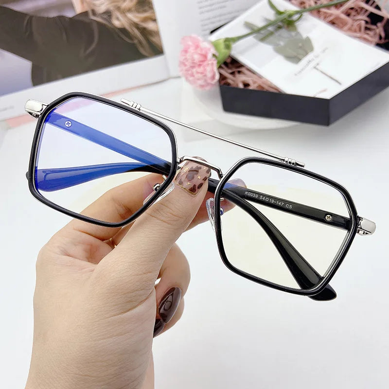 Retro Square Anti-Blue Light Glasses