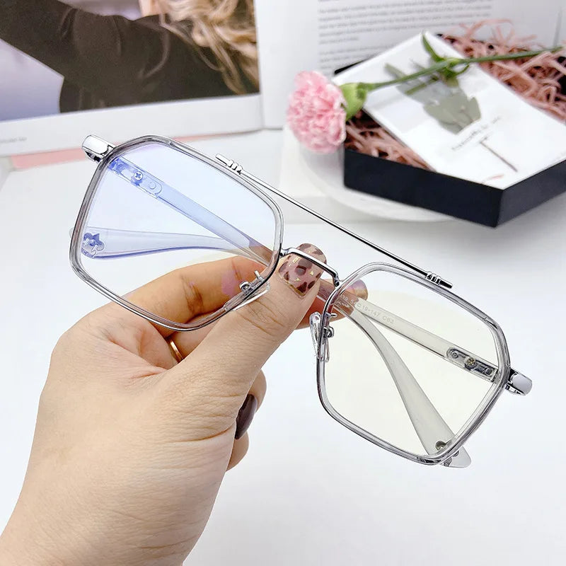 Retro Square Anti-Blue Light Glasses