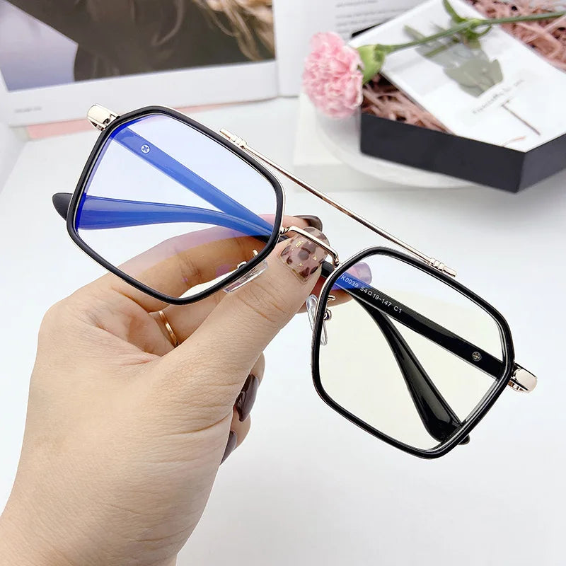 Retro Square Anti-Blue Light Glasses