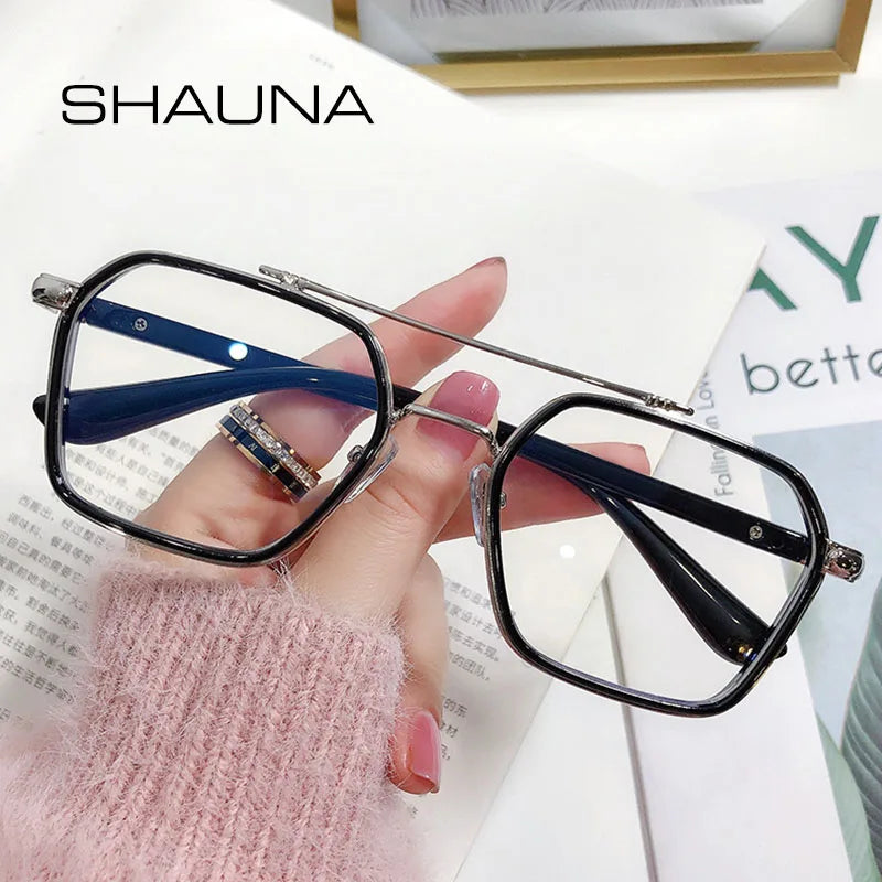 Retro Square Anti-Blue Light Glasses