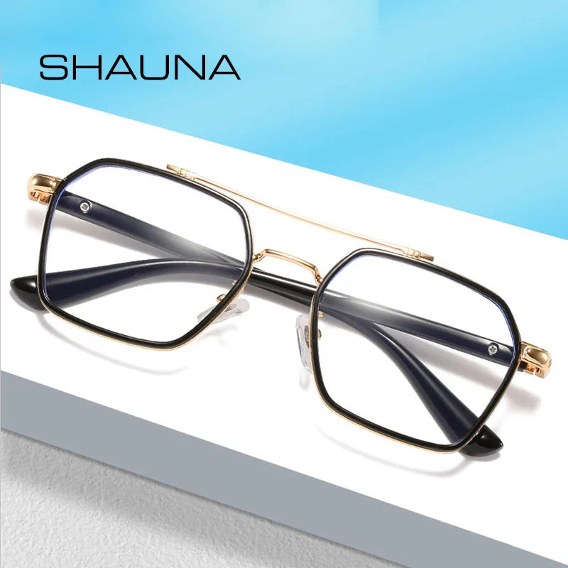 Retro Square Anti-Blue Light Glasses