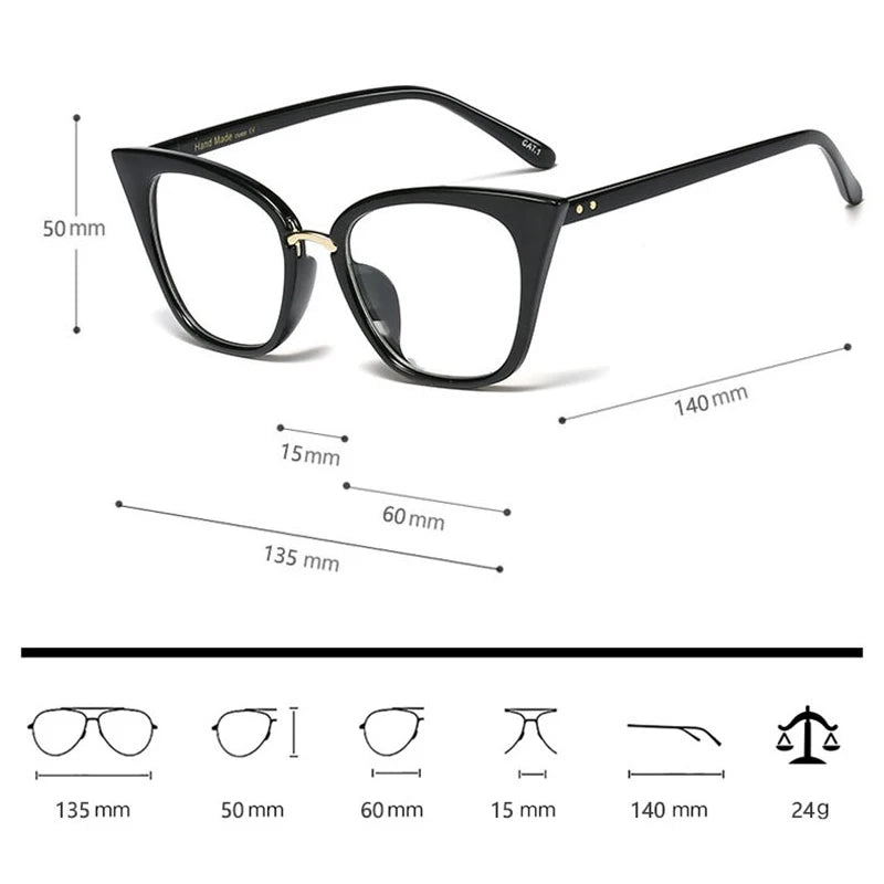 Cat Eye Anti-Blue Light Glasses