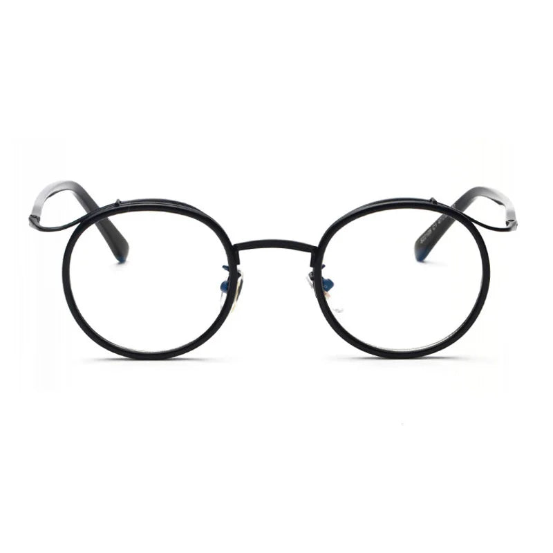 Retro TR90 Round Anti-Blue Light Glasses