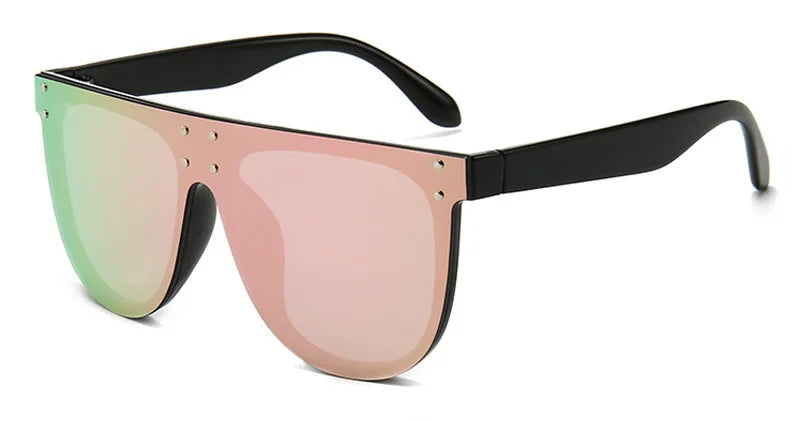 Oversize Rivets Pilot UV400 Sunglasses