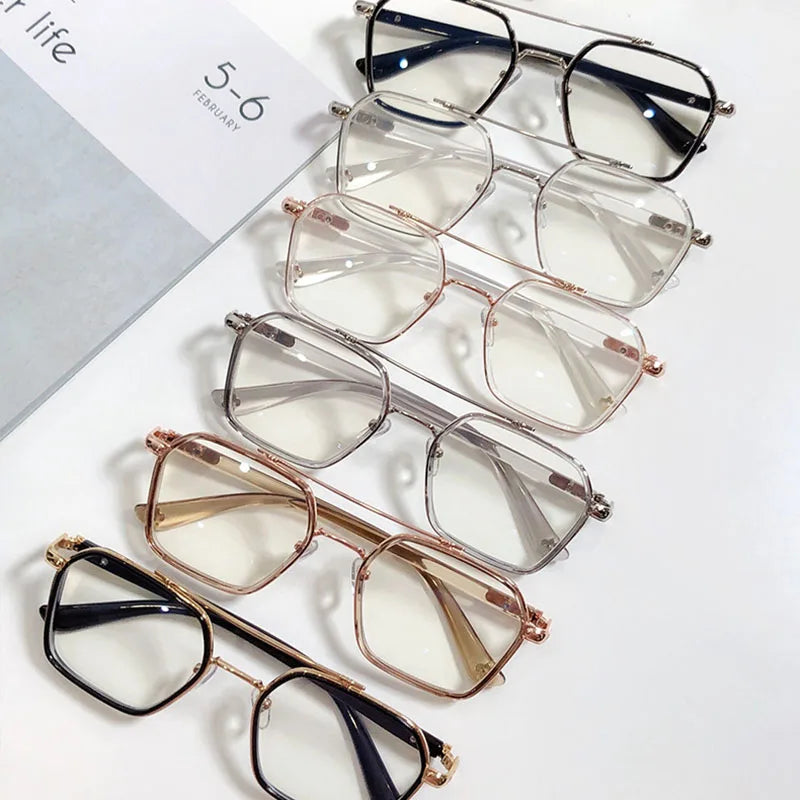 Retro Square Anti-Blue Light Glasses