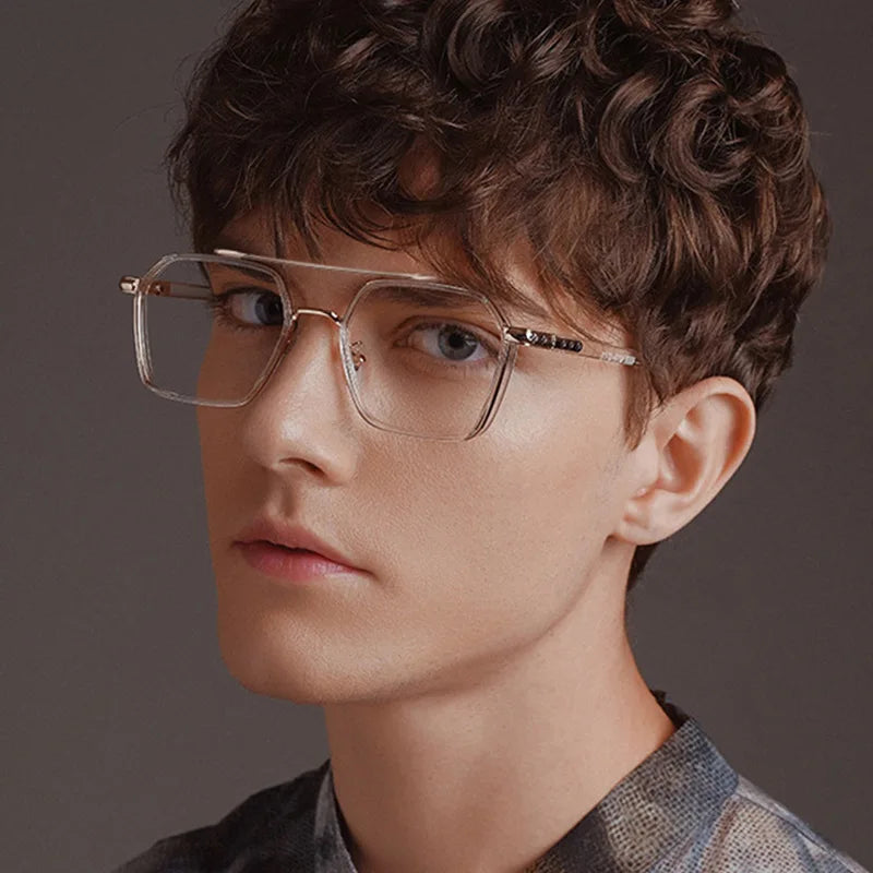 Retro Square Anti-Blue Light Glasses