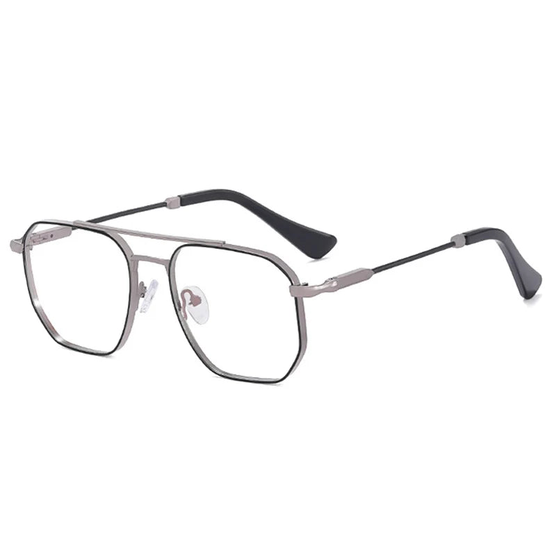 Retro Double Bridge Anti-Blue Light Glasses