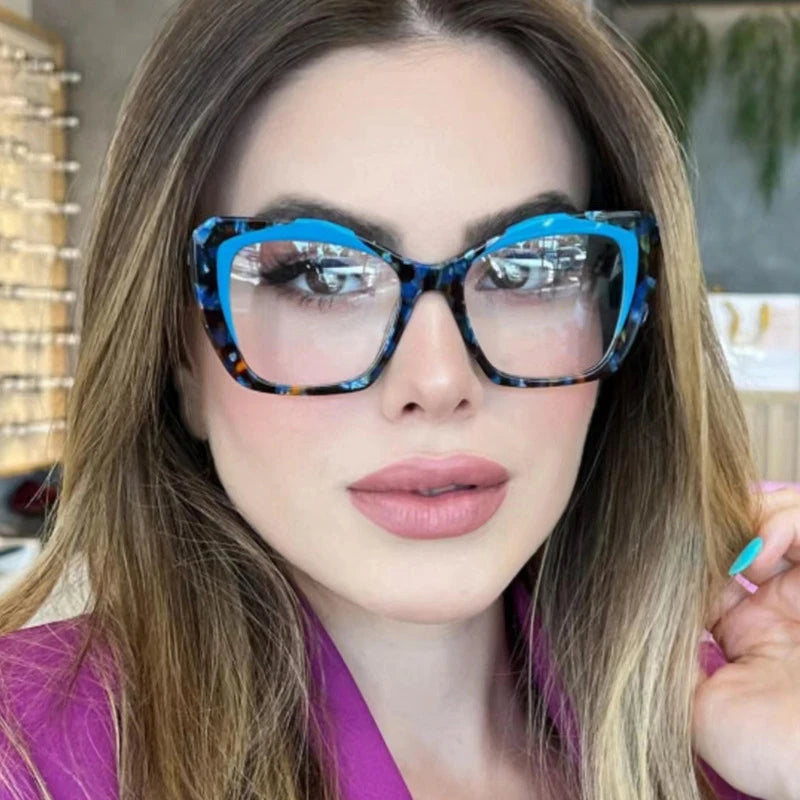 Colorful Cat Eye Anti-Blue Light Glasses