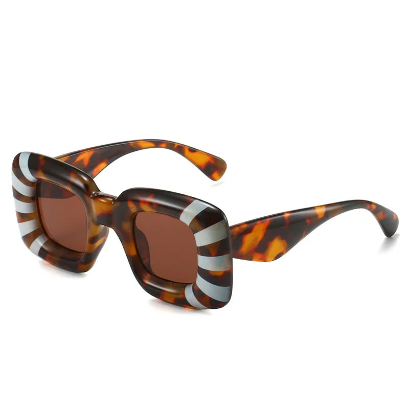Candy Color Square UV400 Sunglasses