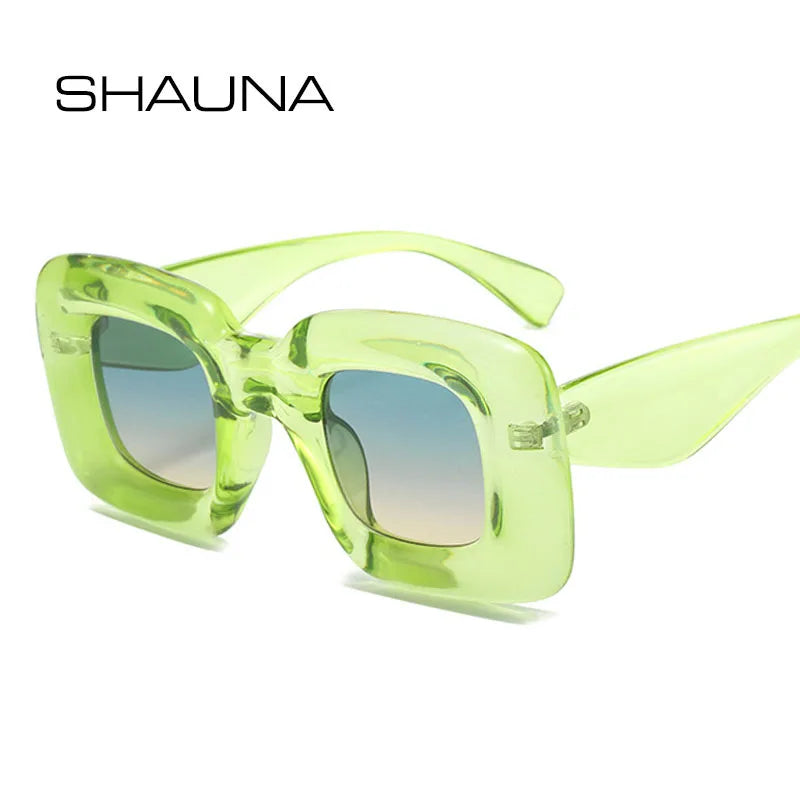 Candy Color Square UV400 Sunglasses
