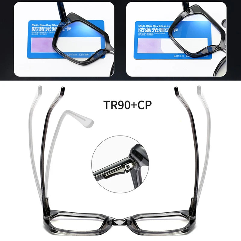 Retro TR90 Anti-Blue Light Glasses