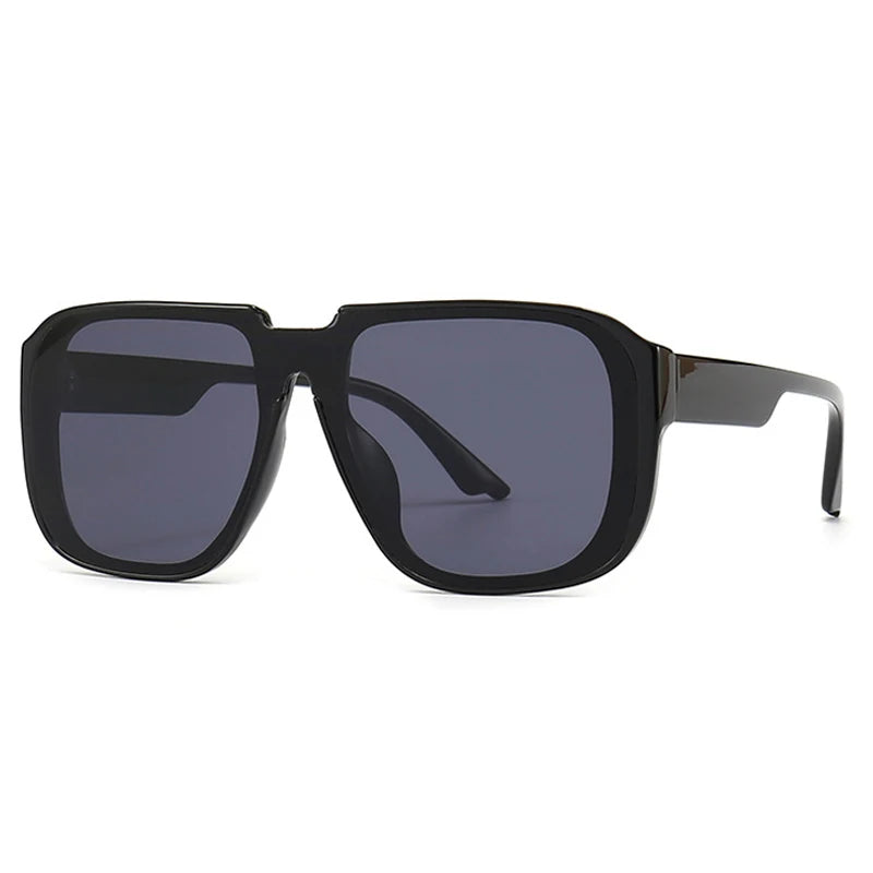 Retro Square One-Piece UV400 Sunglasses