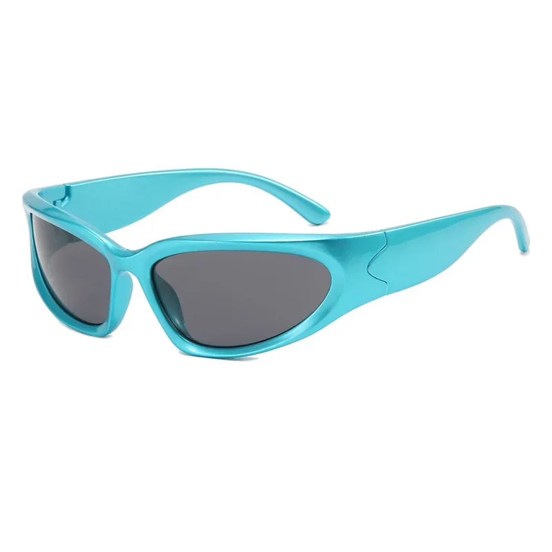 Y2K Cat Eye Colorful Mirror UV400 Sunglasses