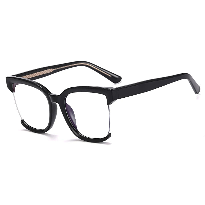 Colorful Half Frame Anti-Blue Light Glasses
