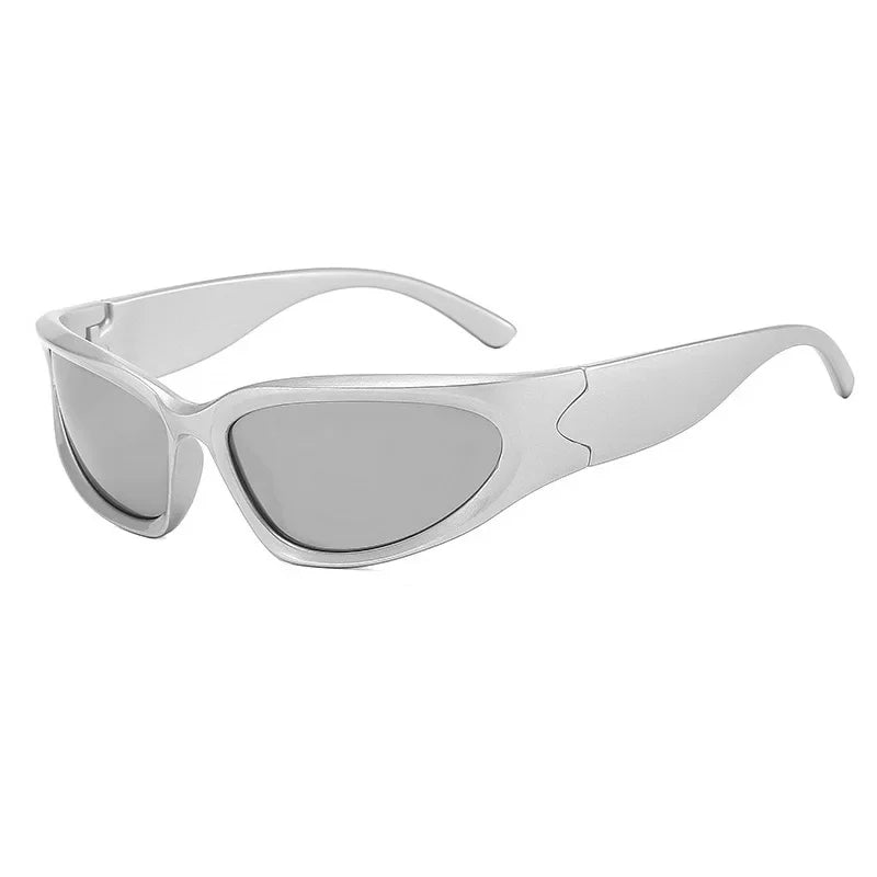 Y2K Cat Eye Colorful Mirror UV400 Sunglasses