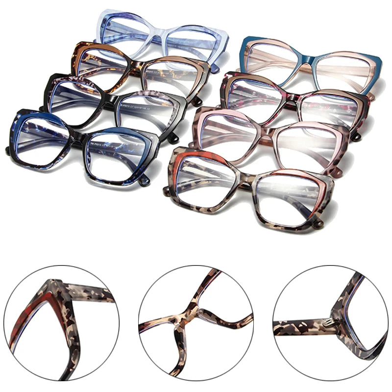 Colorful Cat Eye Anti-Blue Light Glasses