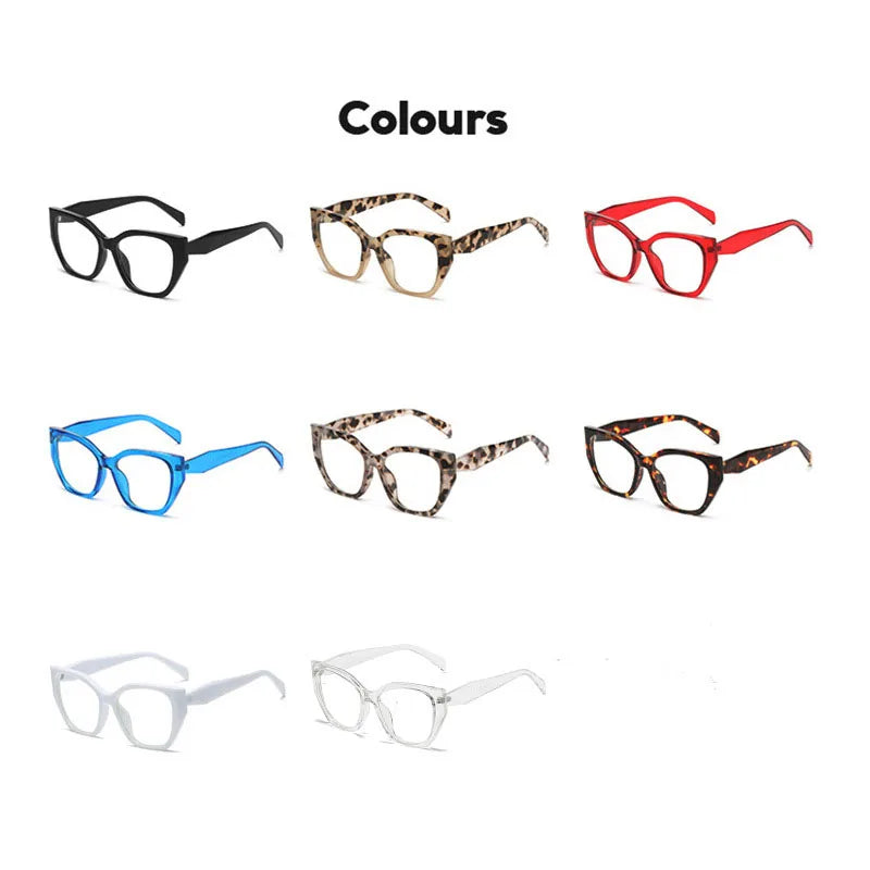 Oversized Retro Anti-Blue Light Glasses