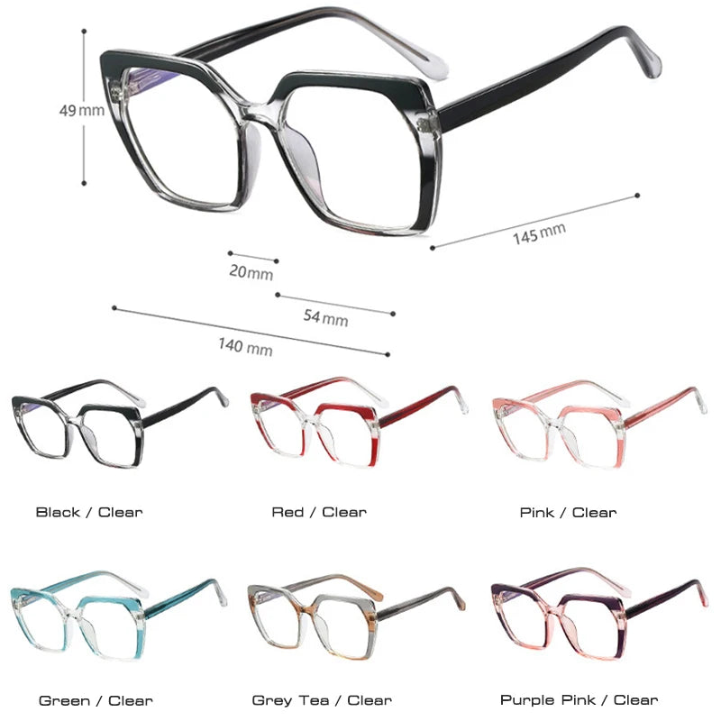 Retro TR90 Anti-Blue Light Glasses