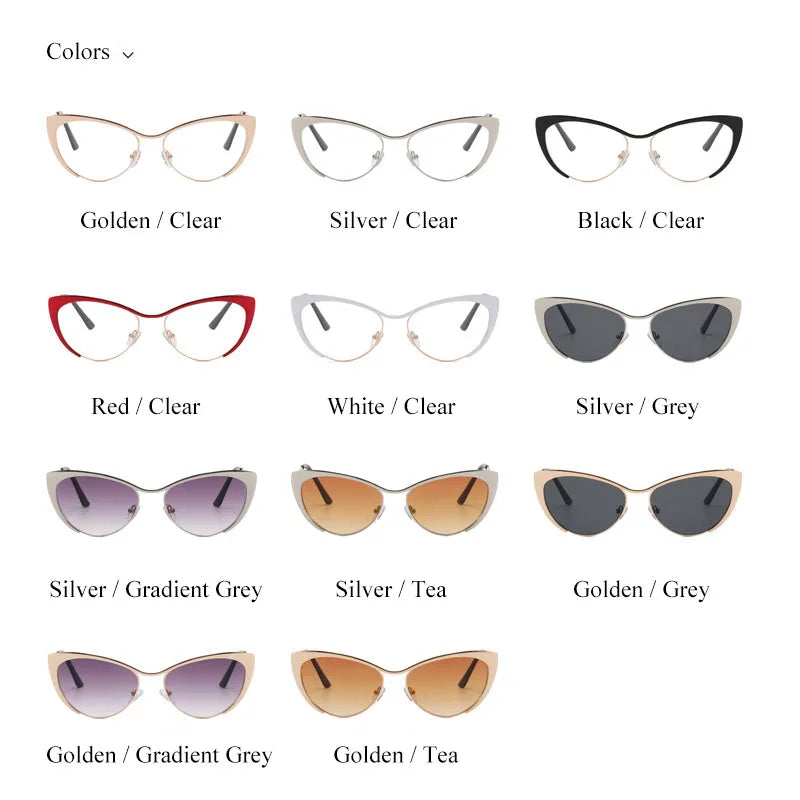 Cat Eye Gradient Anti-Blue Light Glasses