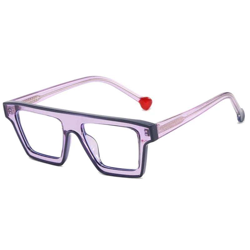 Candy Color Square Anti-Blue Light Glasses