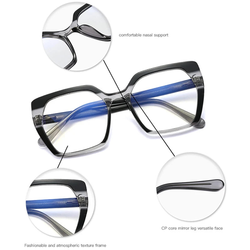 Retro TR90 Anti-Blue Light Glasses