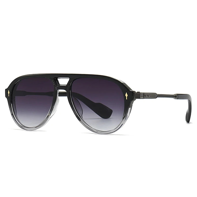 Luxury Double Bridge Pilot UV400 Sunglasses