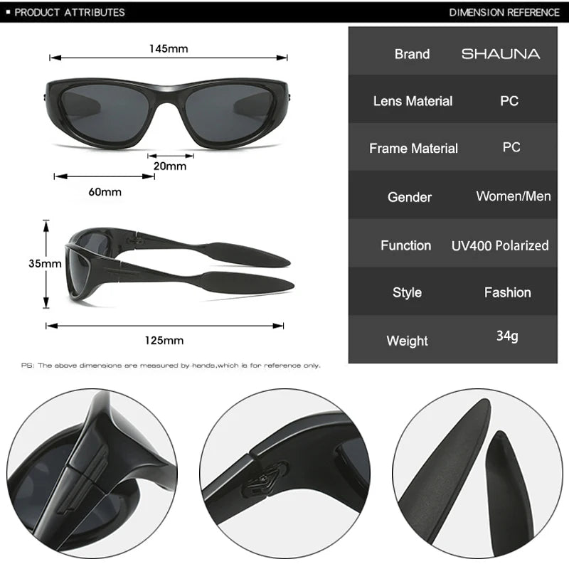 Y2K Cat Eye Polarized UV400 Sunglasses