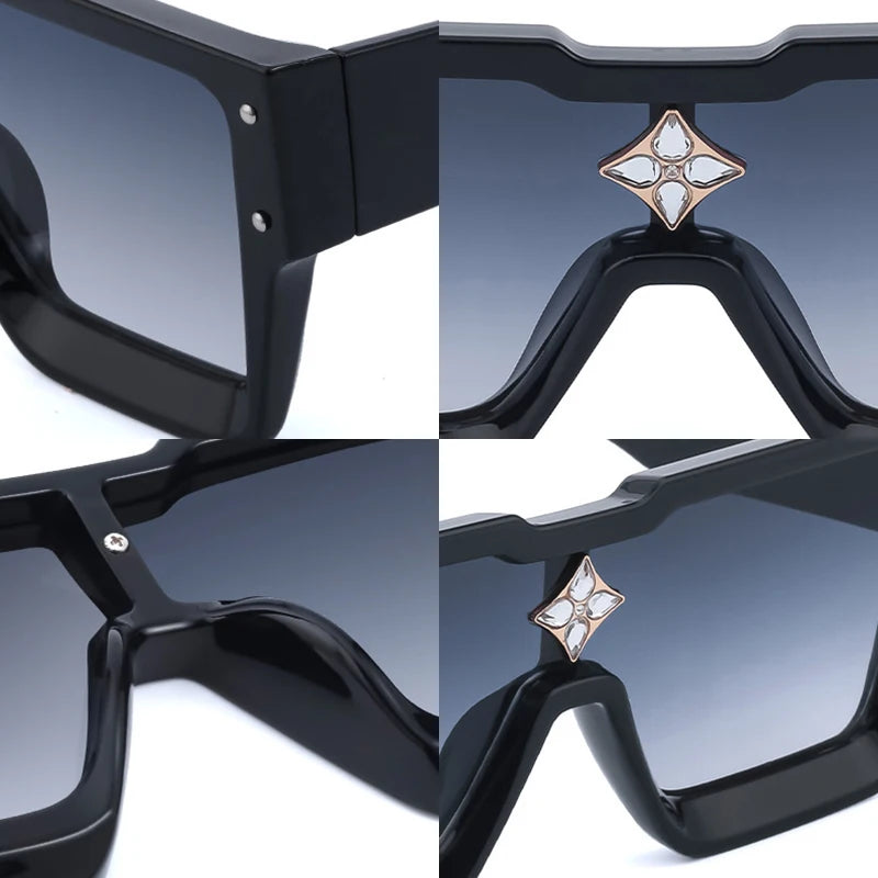 Luxury Crystal Oversized UV400 Sunglasses