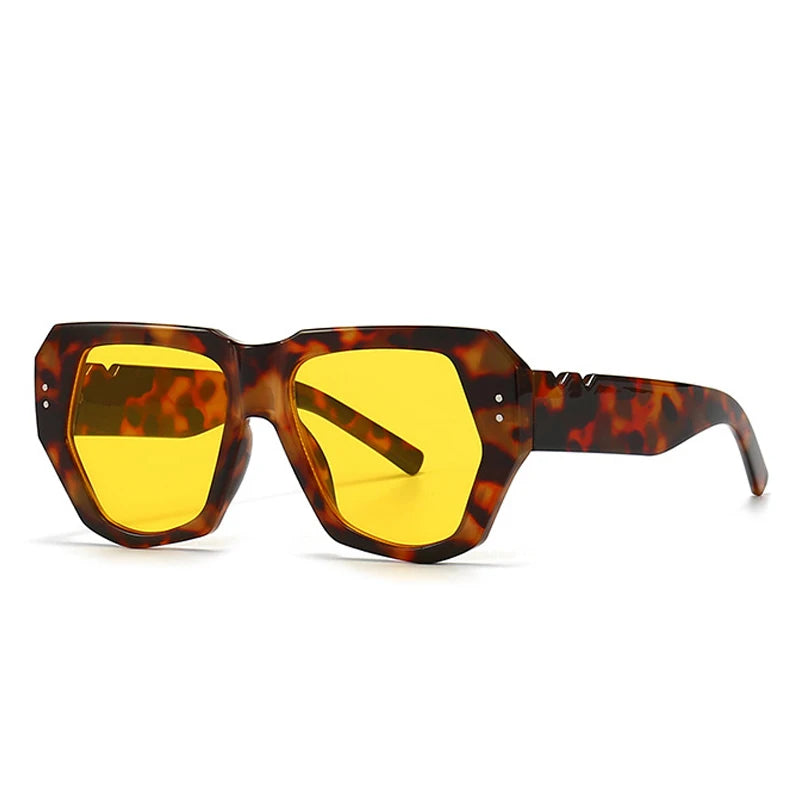 Retro Polygon Cat Eye UV400 Sunglasses