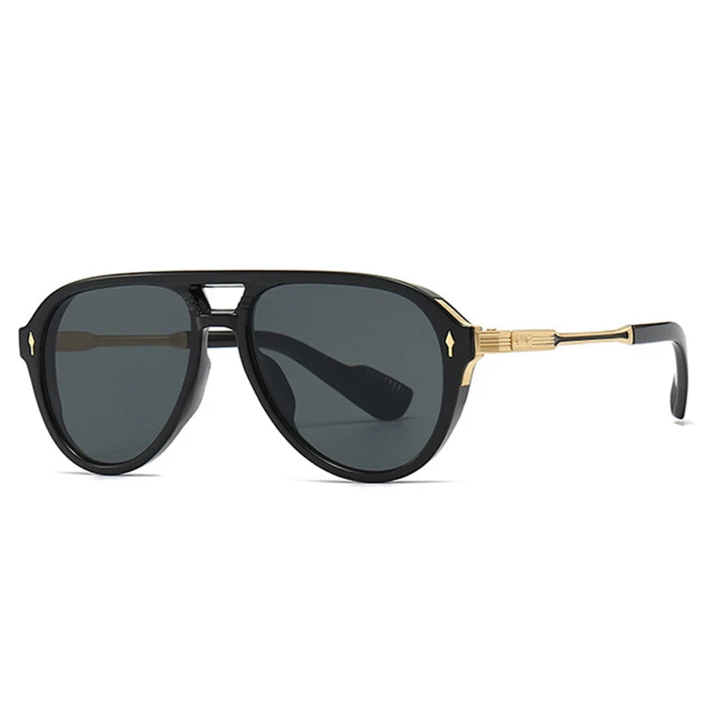 Luxury Double Bridge Pilot UV400 Sunglasses