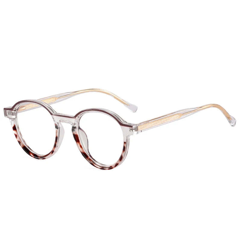 Double Color Oval Anti-Blue Light Glasses