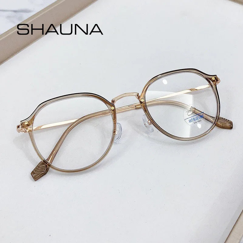 Retro Round Anti-Blue Light Glasses