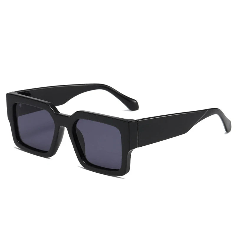Y2K Square Silver Mirror UV400 Sunglasses