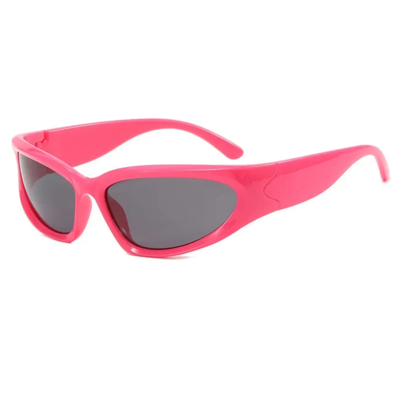 Y2K Cat Eye Colorful Mirror UV400 Sunglasses