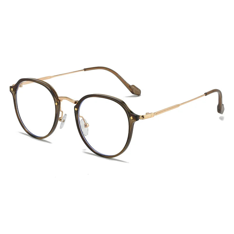 Retro Round Anti-Blue Light Glasses