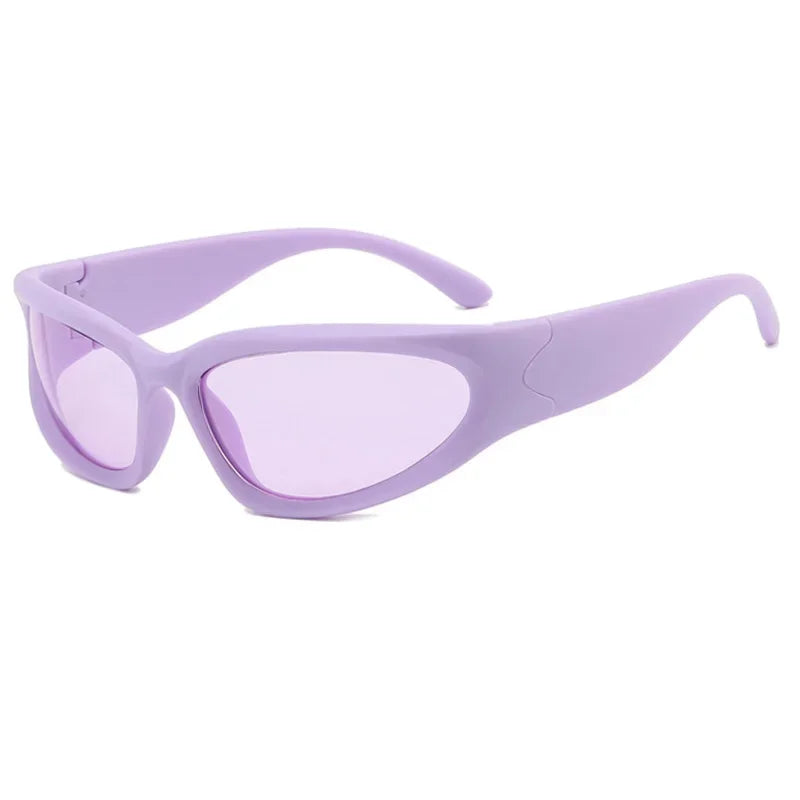 Y2K Cat Eye Colorful Mirror UV400 Sunglasses