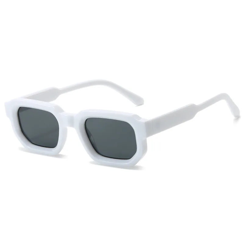 Square Blue Tea UV400 Sunglasses