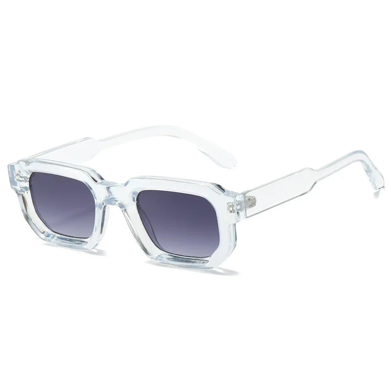 Square Blue Tea UV400 Sunglasses