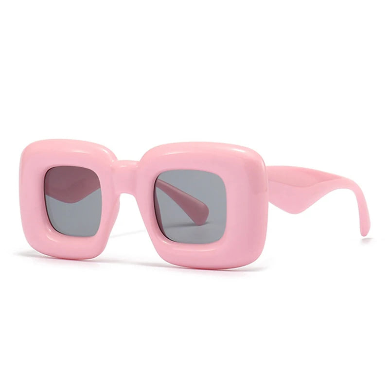 Candy Color Square UV400 Sunglasses
