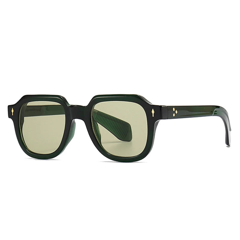 Punk Rivets Square UV400 Sunglasses