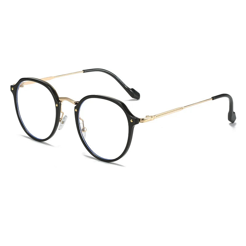 Retro Round Anti-Blue Light Glasses