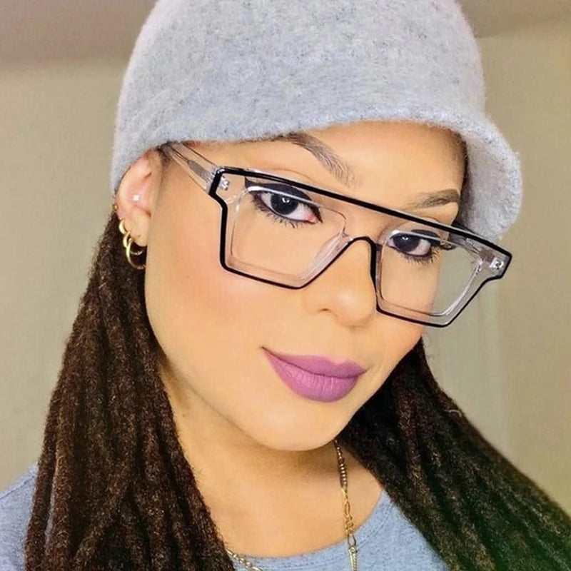 Candy Color Square Anti-Blue Light Glasses