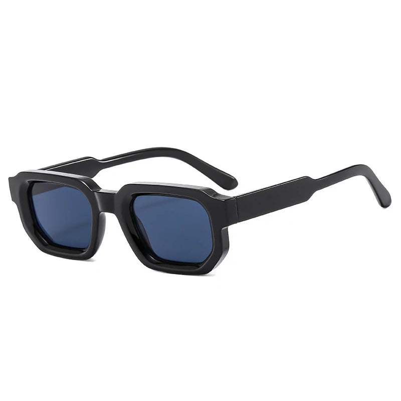 Square Blue Tea UV400 Sunglasses