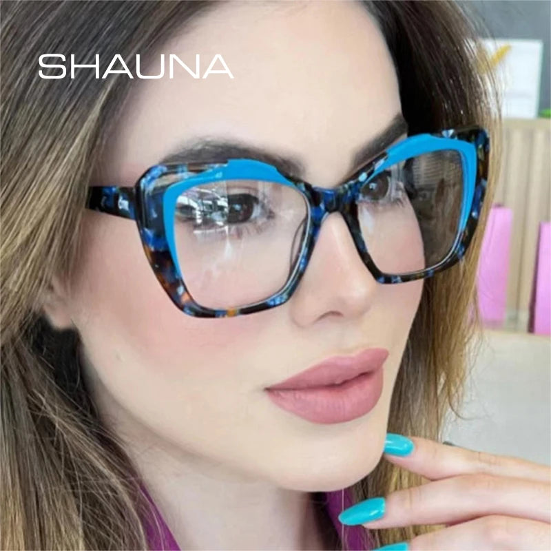 Colorful Cat Eye Anti-Blue Light Glasses